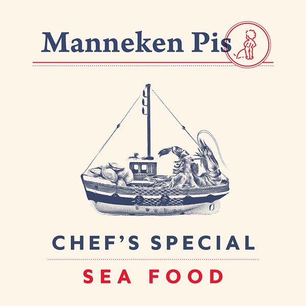 Sea food days в Manneken Pis